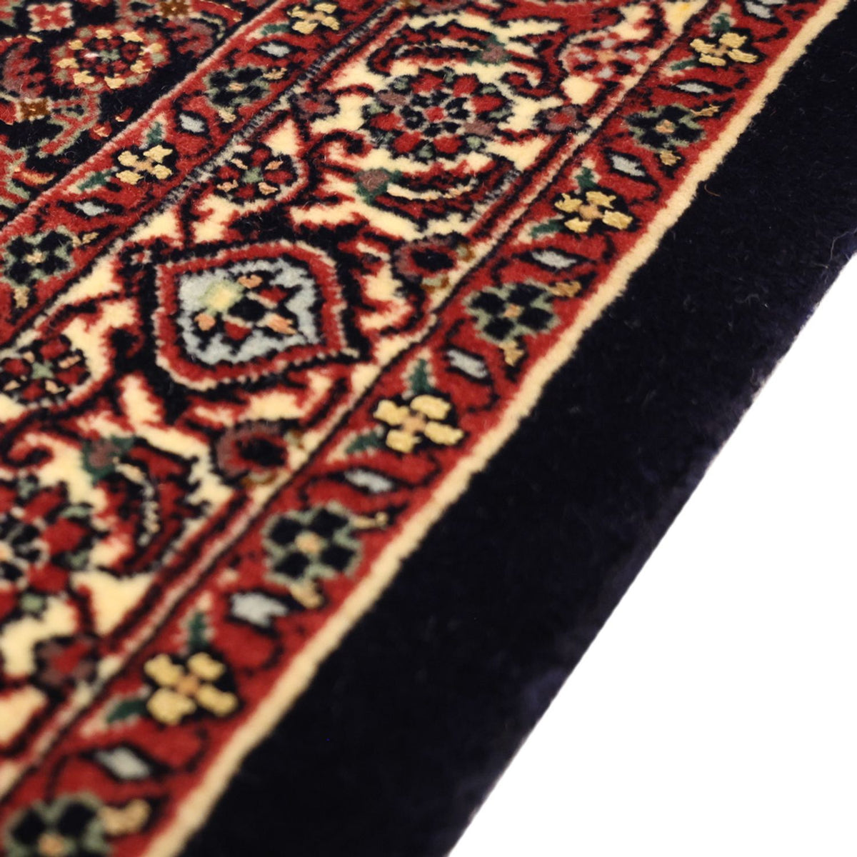 Alfombra persa - Bidjar - Real - 148 x 89 cm - beige oscuro