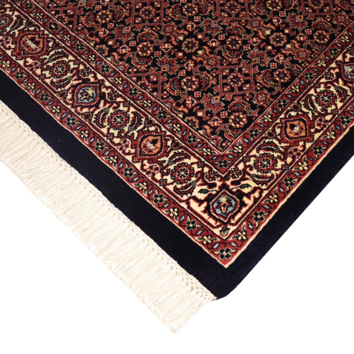 Alfombra persa - Bidjar - Real - 148 x 89 cm - beige oscuro