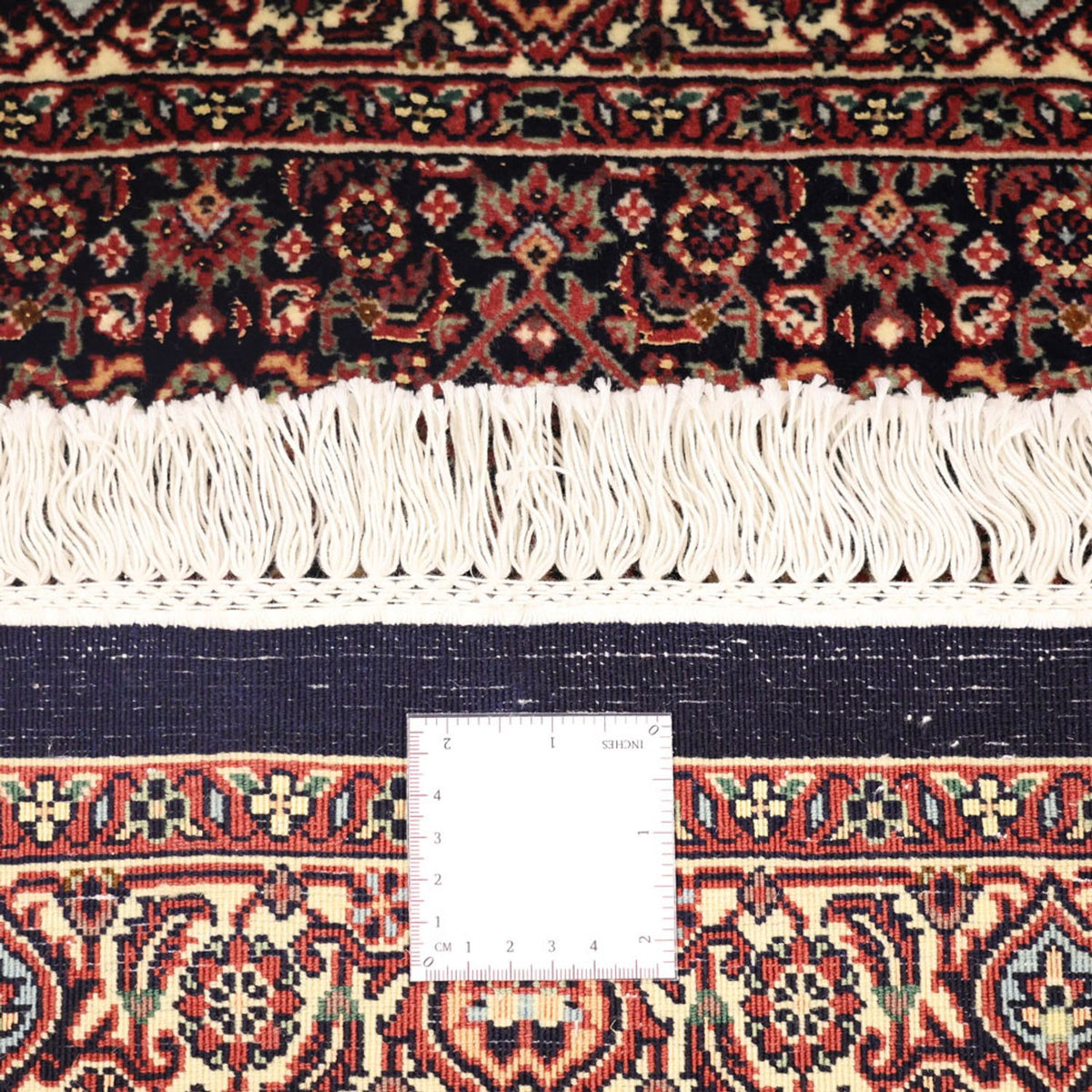 Alfombra persa - Bidjar - Real - 148 x 89 cm - beige oscuro