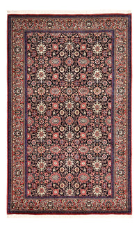 Alfombra persa - Bidjar - Real - 208 x 132 cm - azul oscuro
