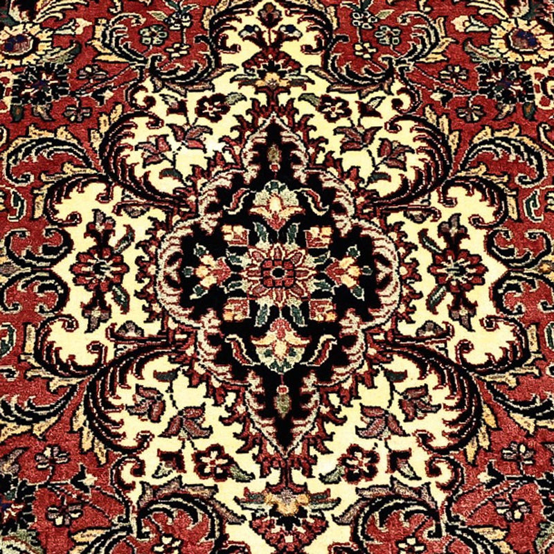 Alfombra persa - Bidjar - Real - 202 x 149 cm - beige oscuro
