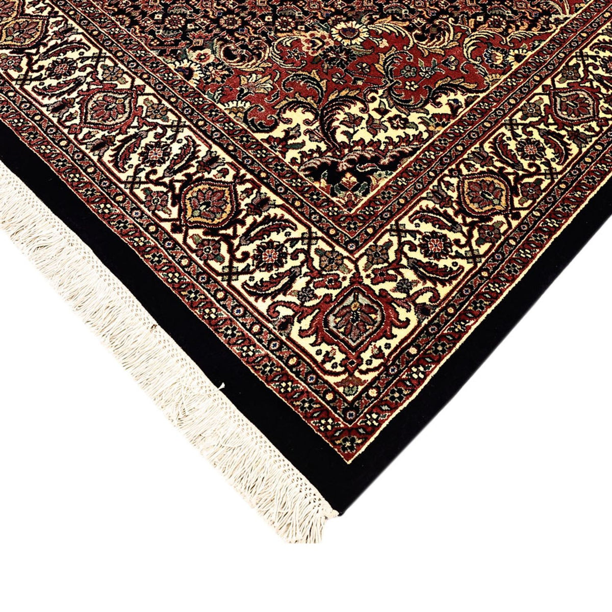 Alfombra persa - Bidjar - Real - 202 x 149 cm - beige oscuro