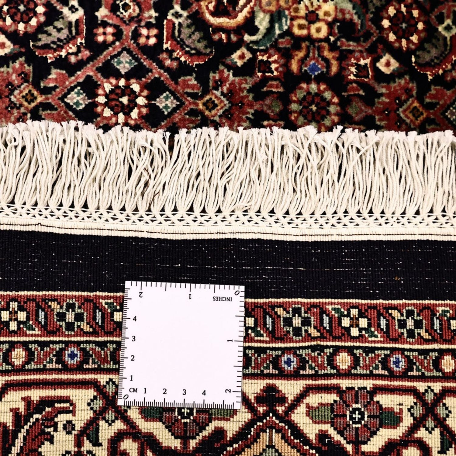 Alfombra persa - Bidjar - Real - 202 x 149 cm - beige oscuro