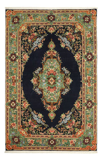 Alfombra persa - Clásica - 161 x 102 cm - azul oscuro