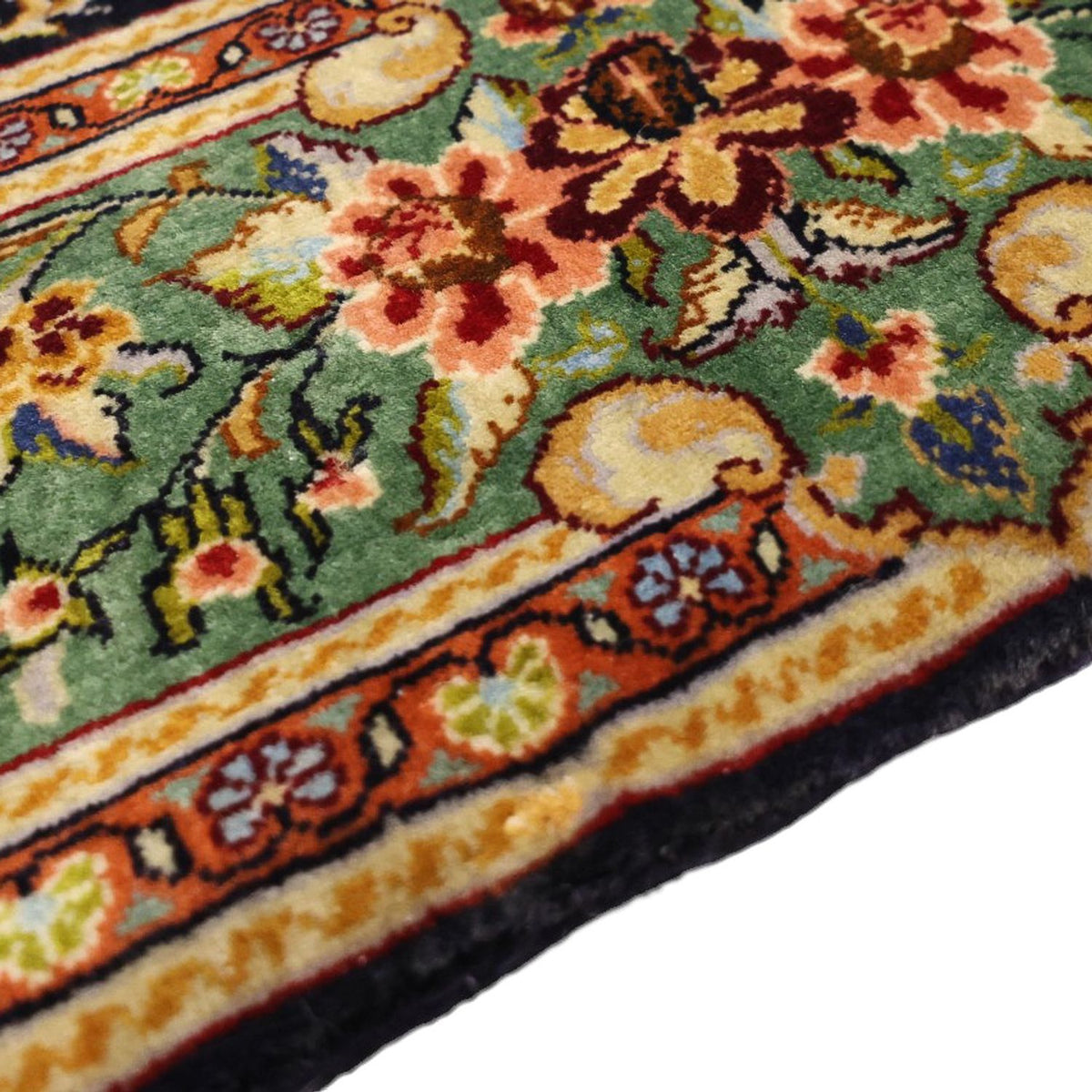 Alfombra persa - Clásica - 161 x 102 cm - azul oscuro