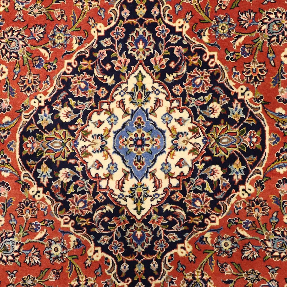 Alfombra persa - Keshan - 170 x 110 cm - rojo