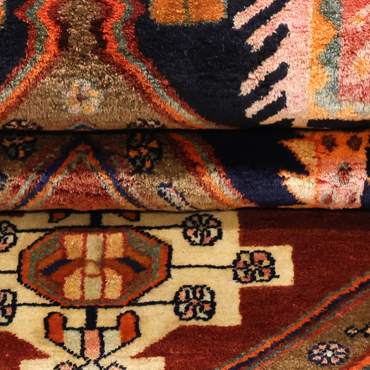 Alfombra persa - Bidjar - 293 x 174 cm - rojo oscuro