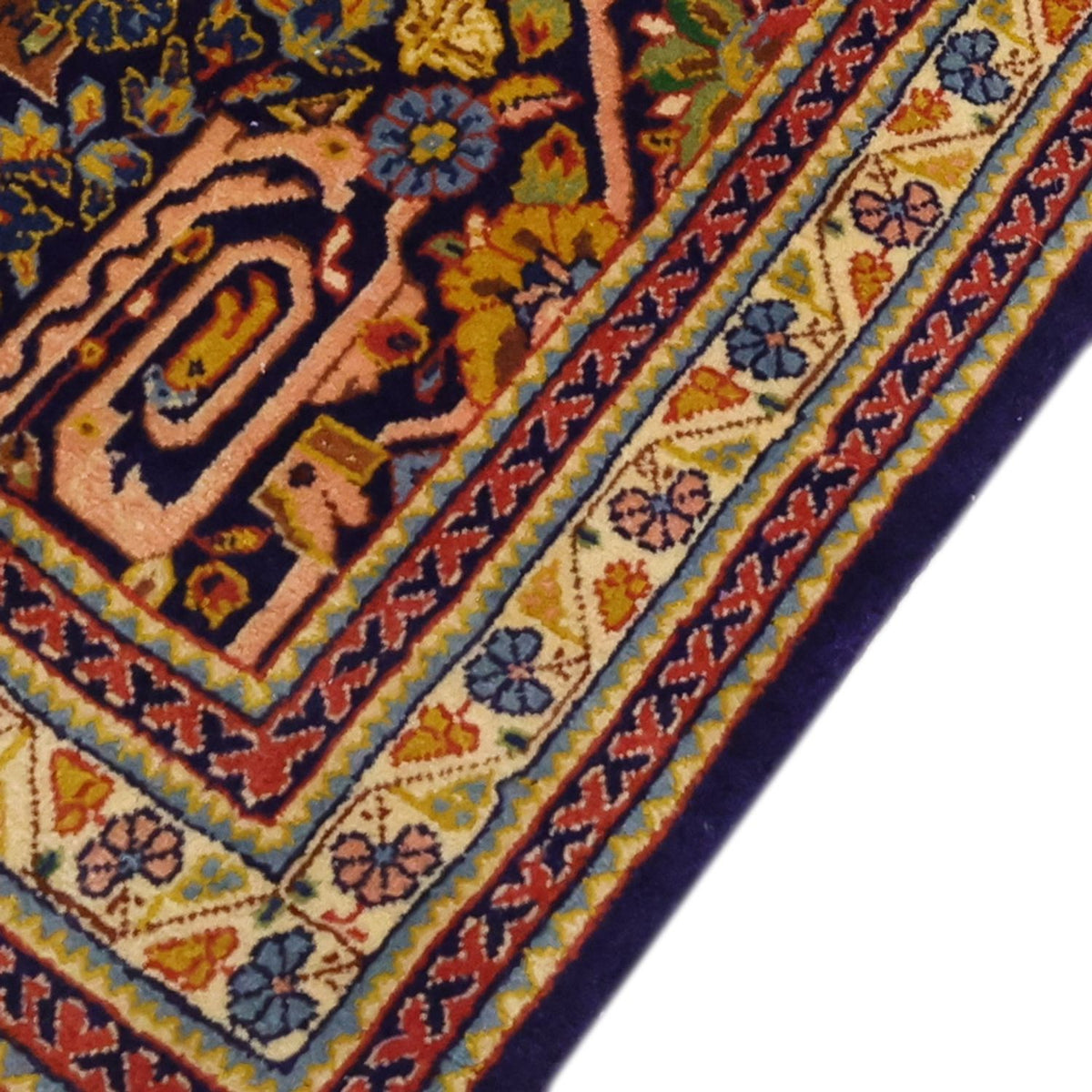 Alfombra de pasillo Alfombra persa - Clásica - 260 x 75 cm - verde oscuro