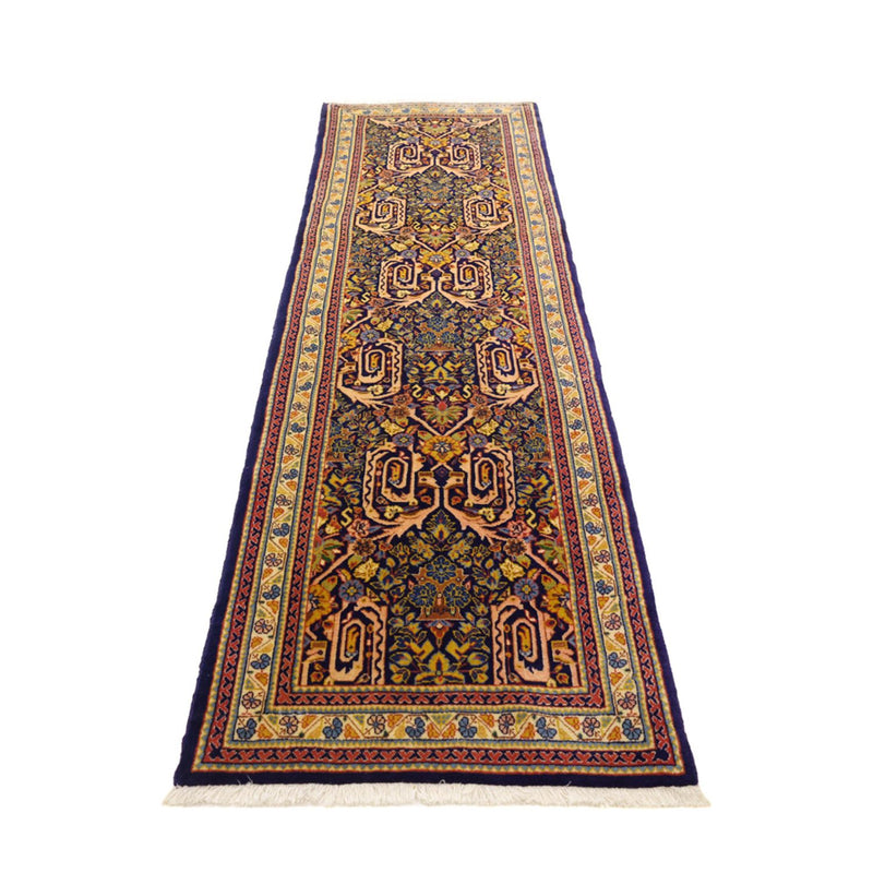 Alfombra de pasillo Alfombra persa - Clásica - 260 x 75 cm - verde oscuro