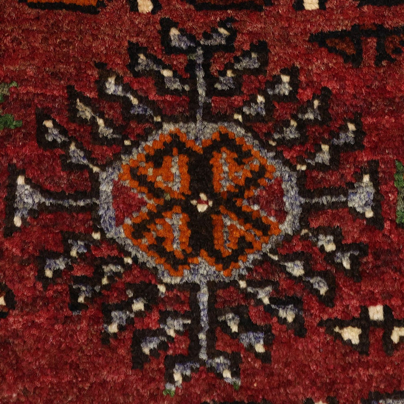 Alfombra persa - Nómada - 300 x 150 cm - rojo oscuro