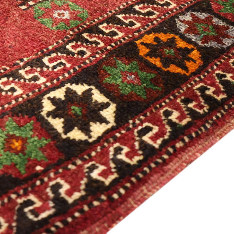 Alfombra persa - Nómada - 300 x 150 cm - rojo oscuro