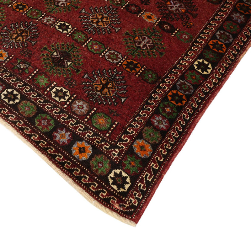 Alfombra persa - Nómada - 300 x 150 cm - rojo oscuro