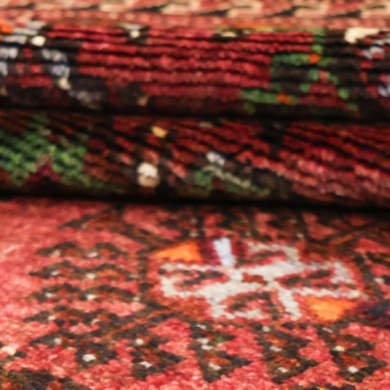 Alfombra persa - Nómada - 300 x 150 cm - rojo oscuro