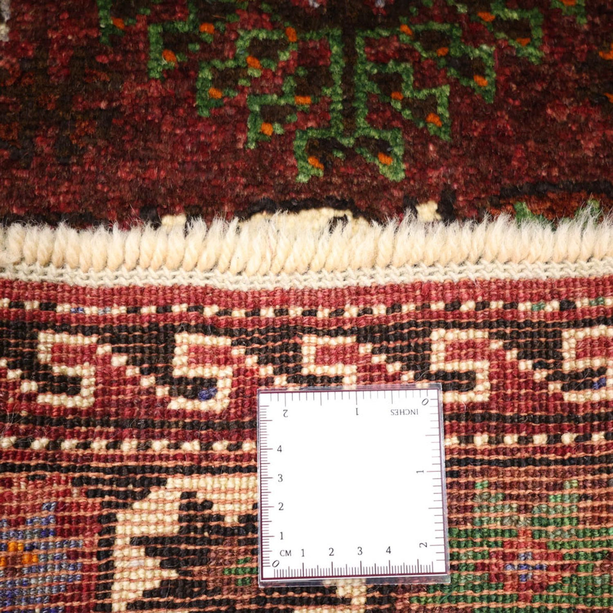 Alfombra persa - Nómada - 300 x 150 cm - rojo oscuro