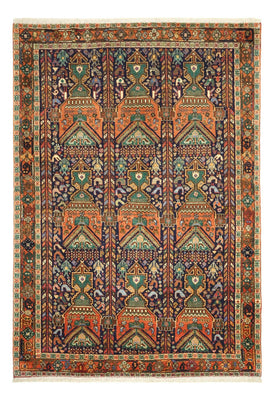 Alfombra persa - Nómada - 191 x 133 cm - multicolor