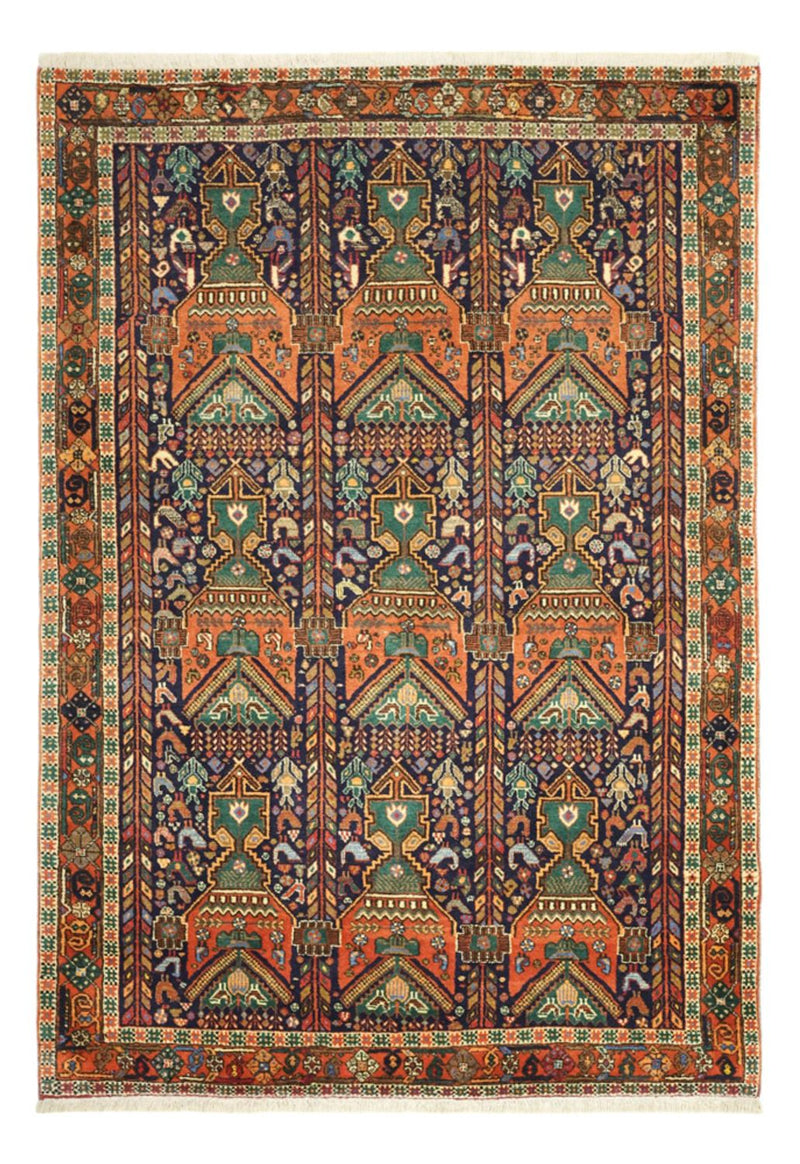 Alfombra persa - Nómada - 191 x 133 cm - multicolor