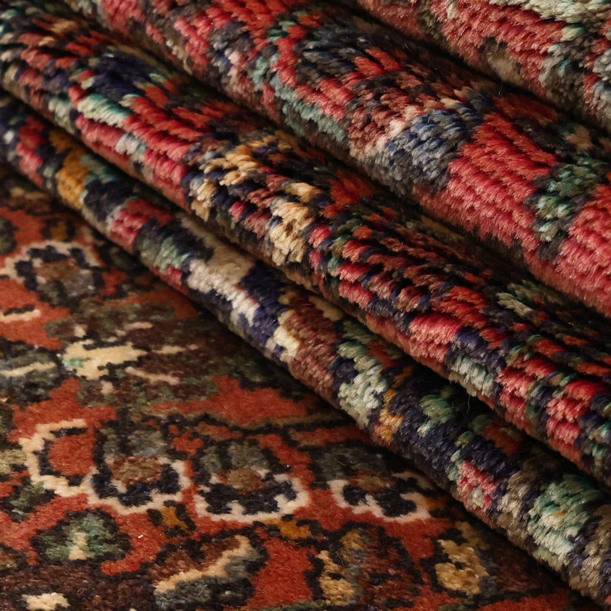 Alfombra de pasillo Alfombra persa - Nómada - 313 x 83 cm - rojo oscuro