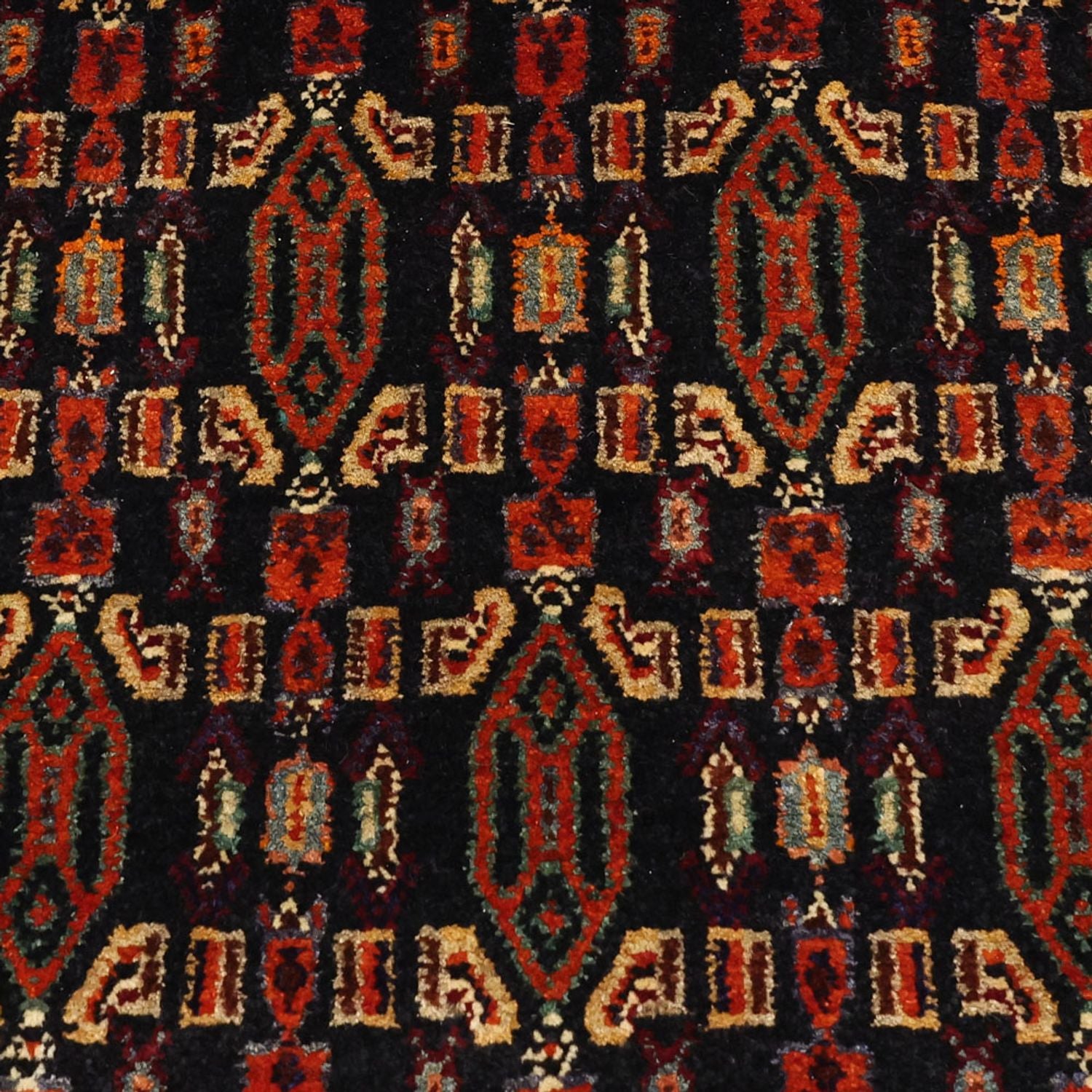 Alfombra de pasillo Alfombra persa - Nómada - 294 x 129 cm - rojo oscuro