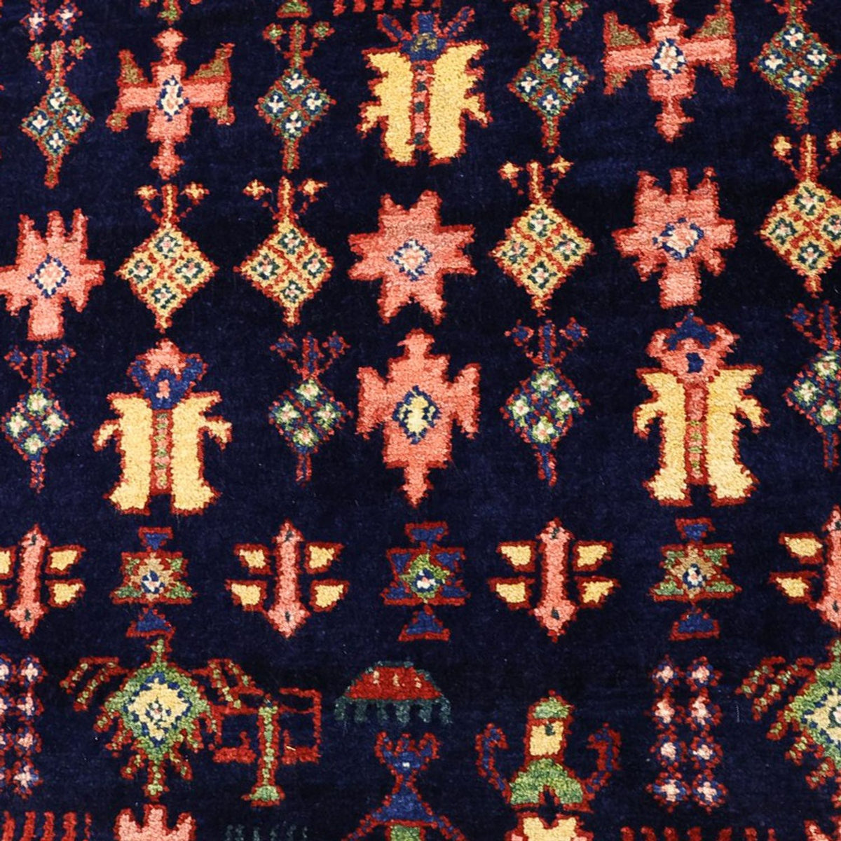 Alfombra persa - Clásica - 215 x 157 cm - azul oscuro