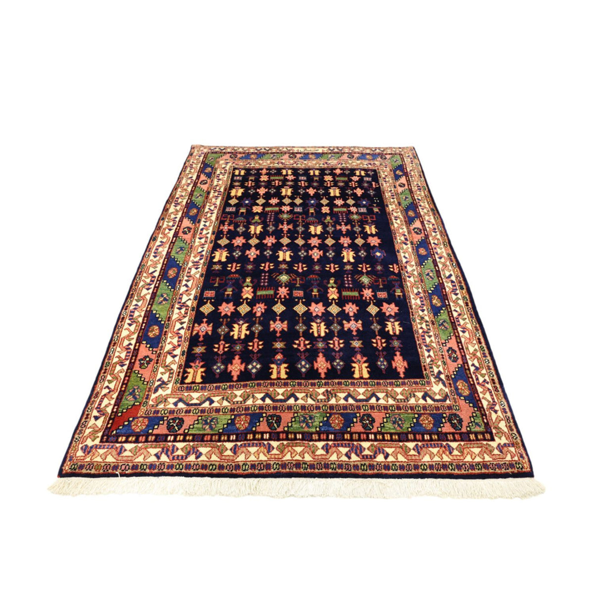 Alfombra persa - Clásica - 215 x 157 cm - azul oscuro