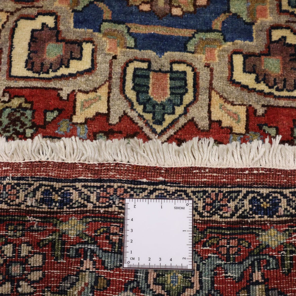 Alfombra de pasillo Alfombra persa - Bidjar - 276 x 146 cm - rojo oscuro