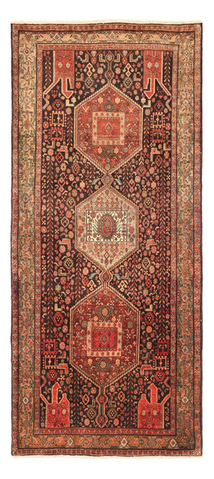 Alfombra de pasillo Alfombra persa - Nómada - 295 x 130 cm - rojo oscuro