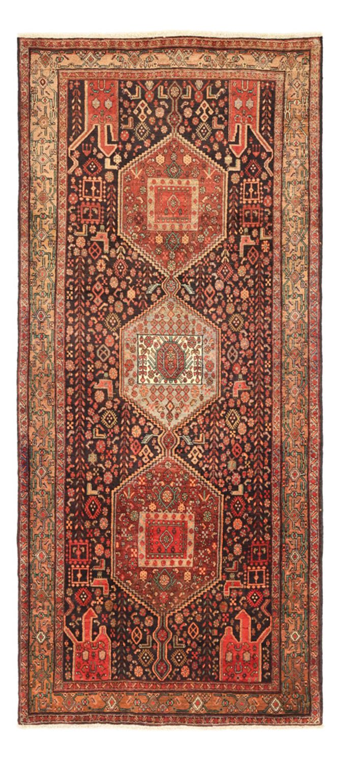 Alfombra de pasillo Alfombra persa - Nómada - 295 x 130 cm - rojo oscuro