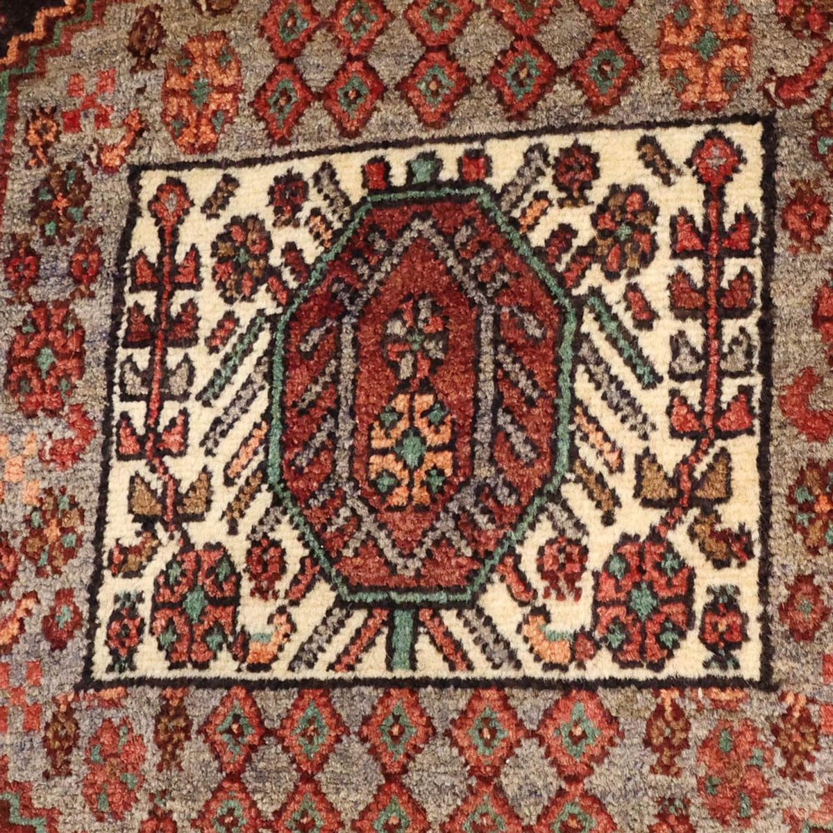 Alfombra de pasillo Alfombra persa - Nómada - 295 x 130 cm - rojo oscuro