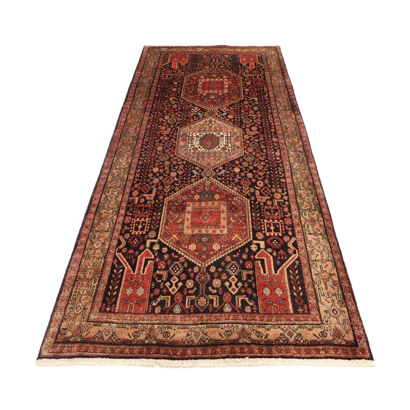 Alfombra de pasillo Alfombra persa - Nómada - 295 x 130 cm - rojo oscuro