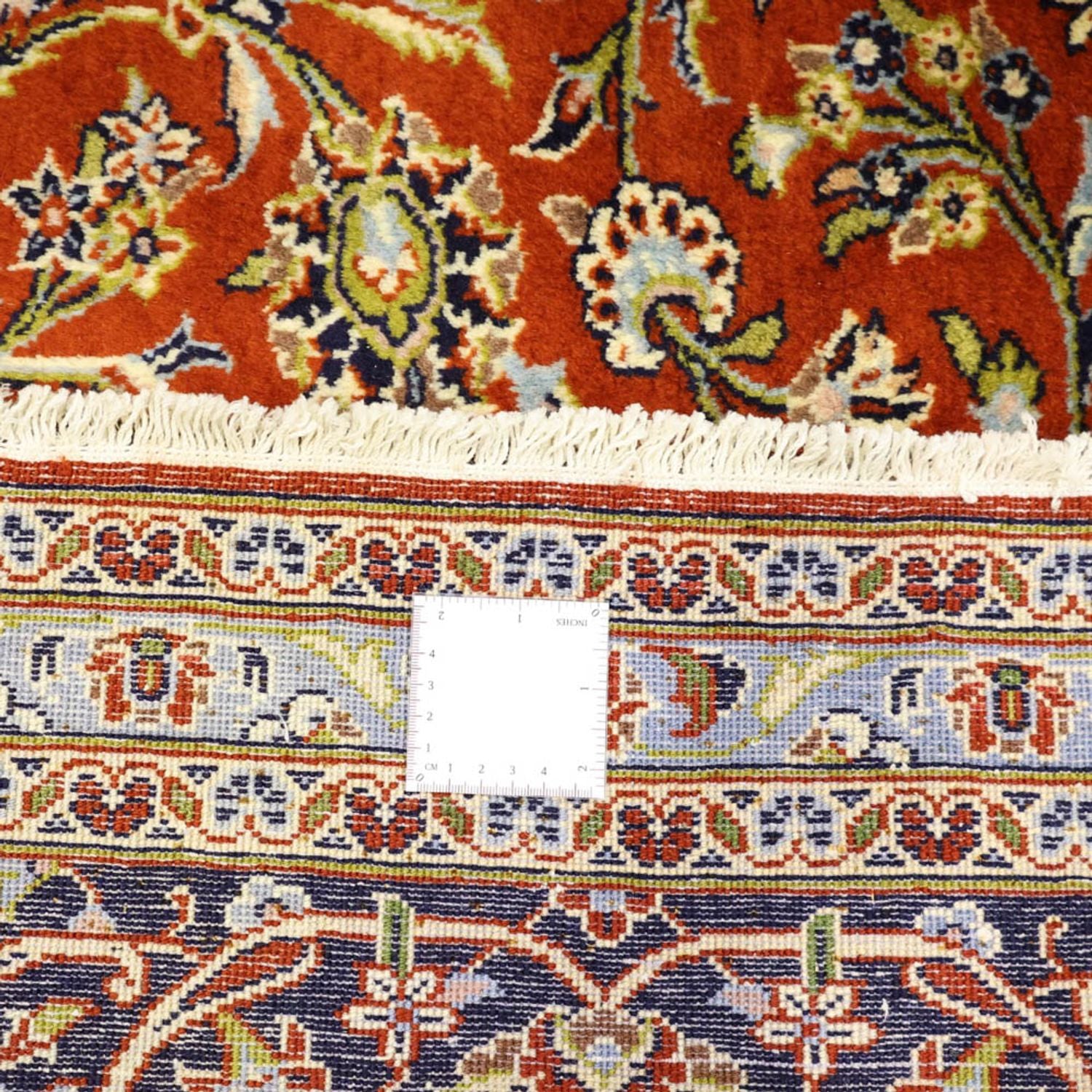 Alfombra persa - Keshan - 332 x 239 cm - rojo claro