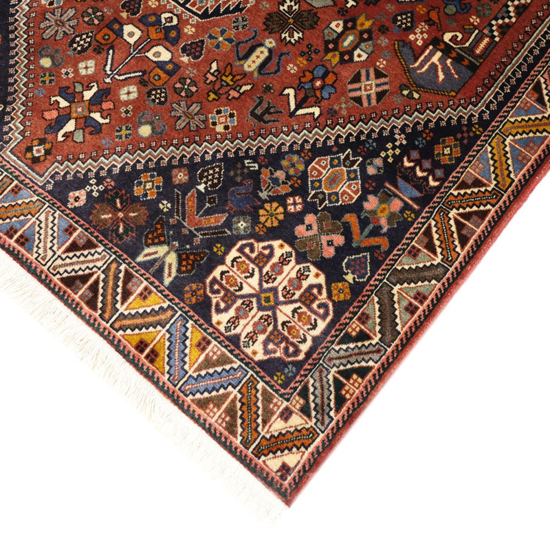 Alfombra Gabbeh - Persa Kashkuli - 150 x 105 cm - rojo oscuro