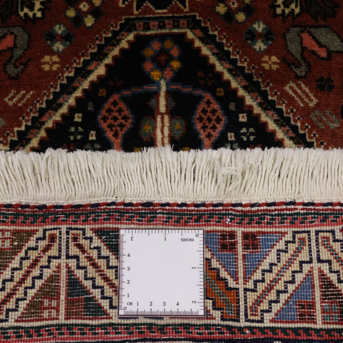 Alfombra Gabbeh - Persa Kashkuli - 150 x 105 cm - rojo oscuro