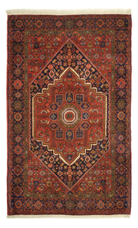 Alfombra persa - Nómada - 158 x 99 cm - rojo oscuro