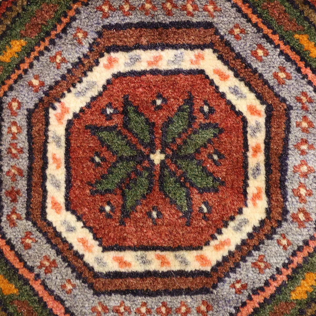 Alfombra persa - Nómada - 158 x 99 cm - rojo oscuro