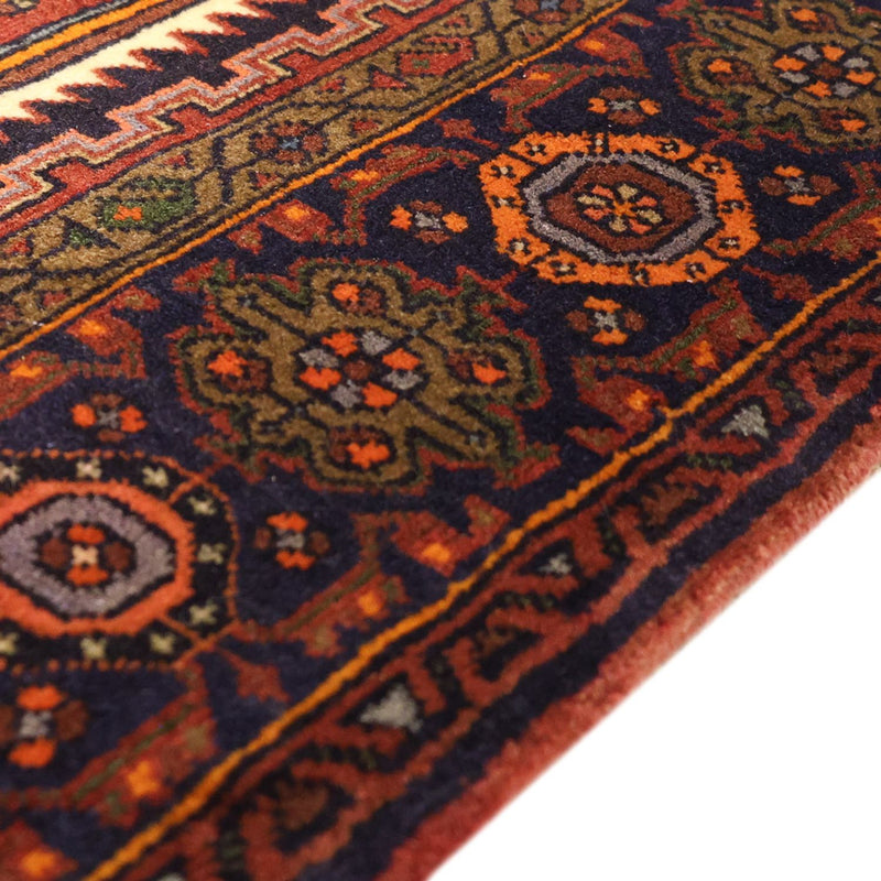 Alfombra persa - Nómada - 158 x 99 cm - rojo oscuro