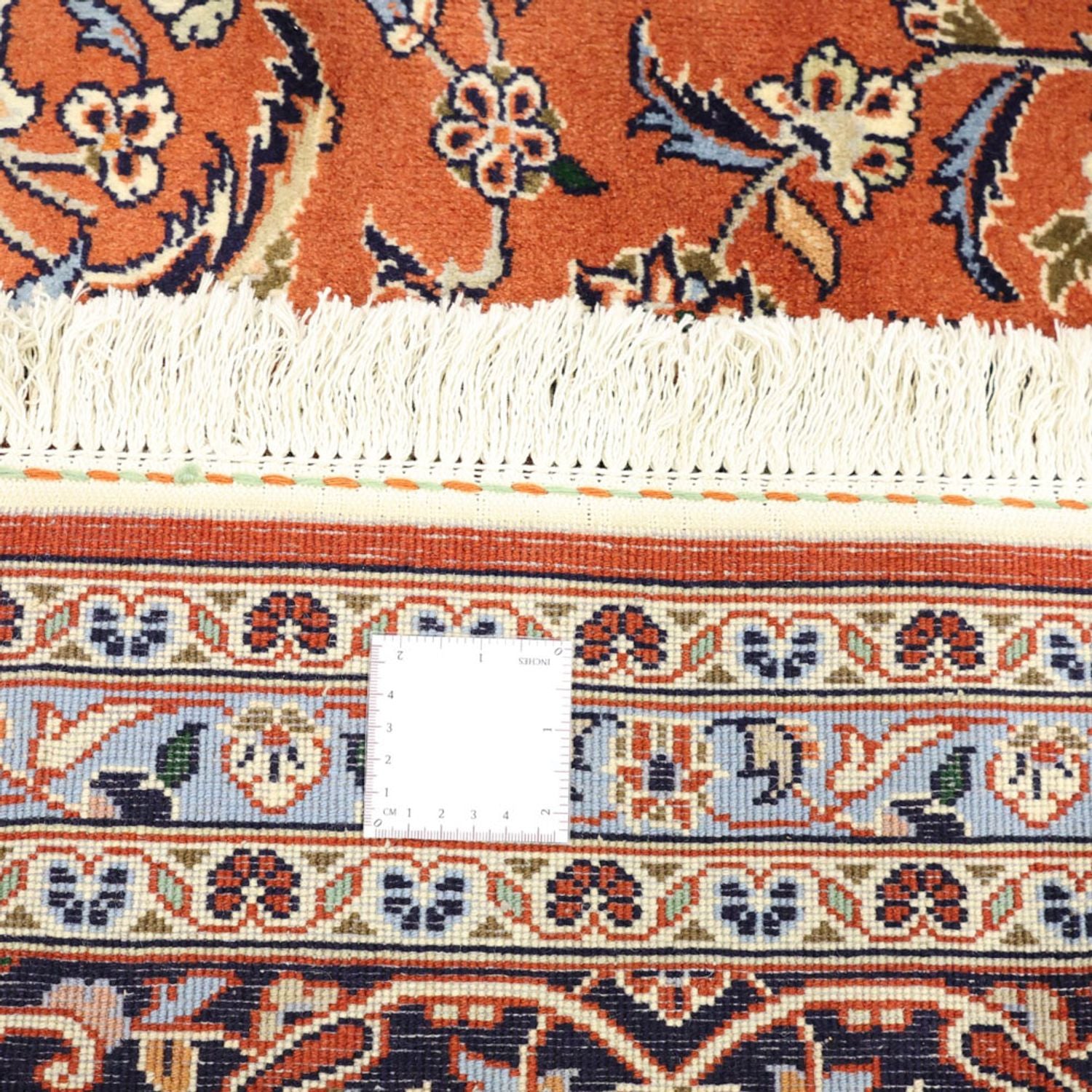 Alfombra persa - Keshan - 343 x 247 cm - rojo claro