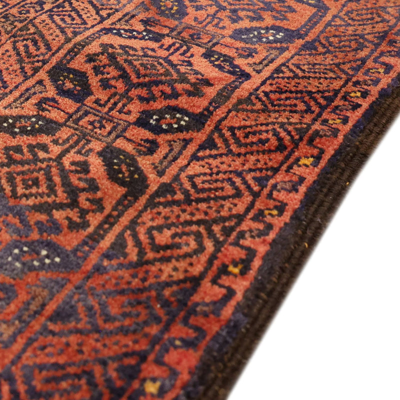 Alfombra de pasillo Alfombra Belutsch - 215 x 112 cm - rojo oscuro