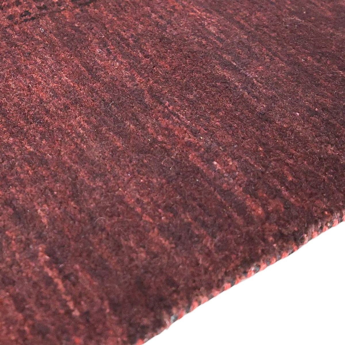 Alfombra Gabbeh - Loribaft Indus - 235 x 166 cm - rojo oscuro
