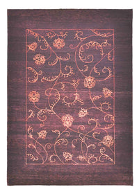 Alfombra Gabbeh - Loribaft Indus - 240 x 173 cm - azul oscuro