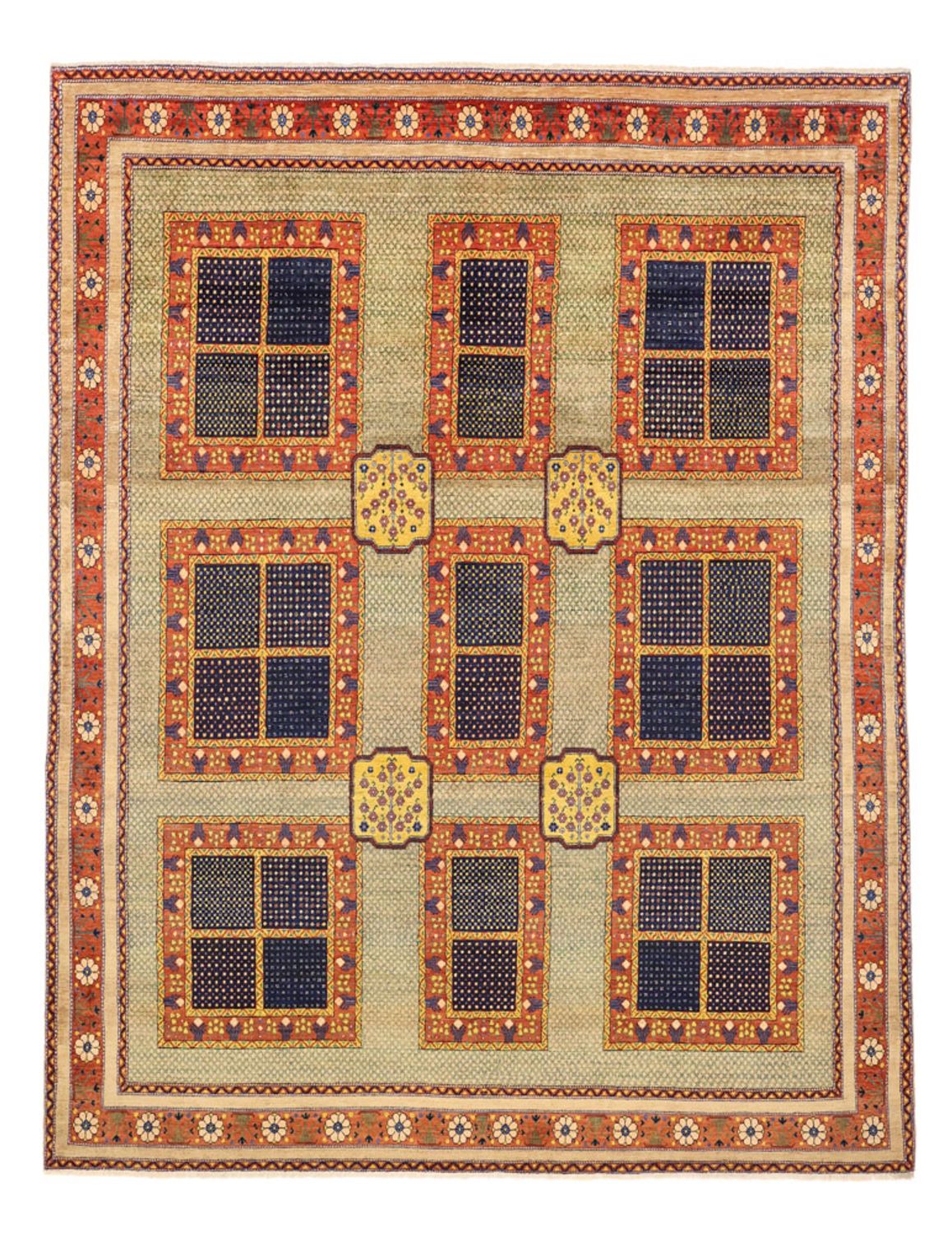 Alfombra Gabbeh - Loribaft Persa - 315 x 243 cm - multicolor