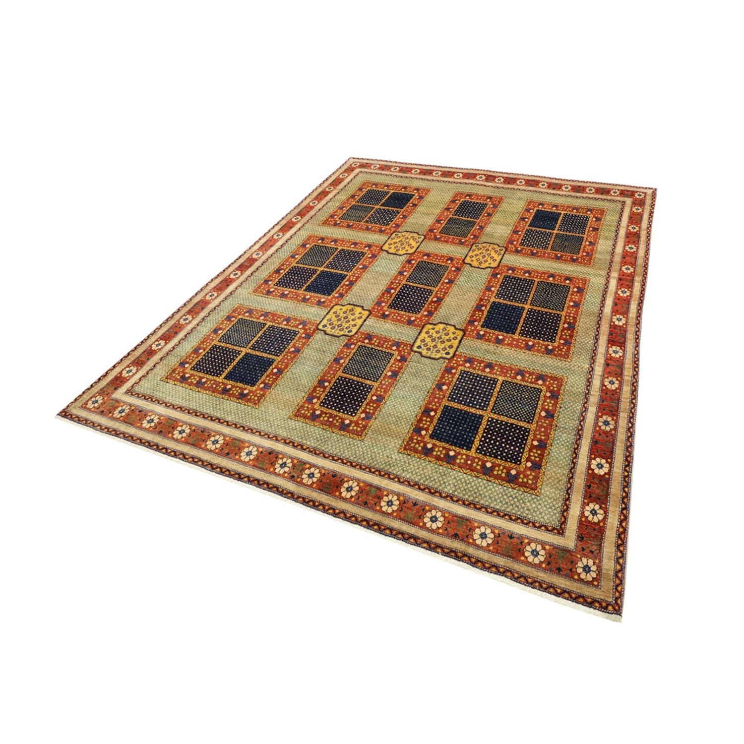 Alfombra Gabbeh - Loribaft Persa - 315 x 243 cm - multicolor