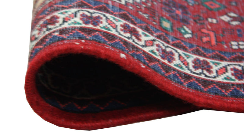 Alfombra persa - Nómada - 155 x 69 cm - rojo