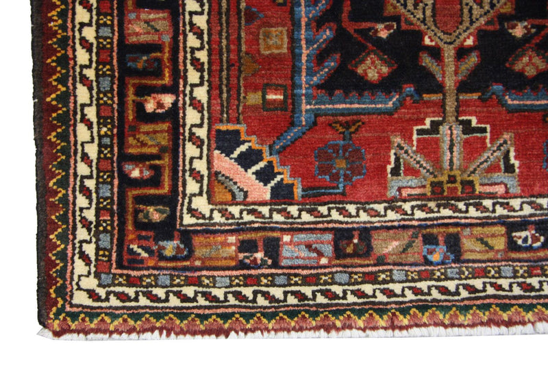 Alfombra persa - Nómada - 138 x 92 cm - rojo