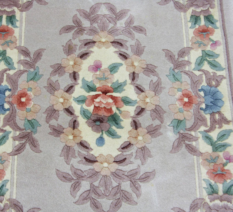 Alfombra china - 137 x 70 cm - plata