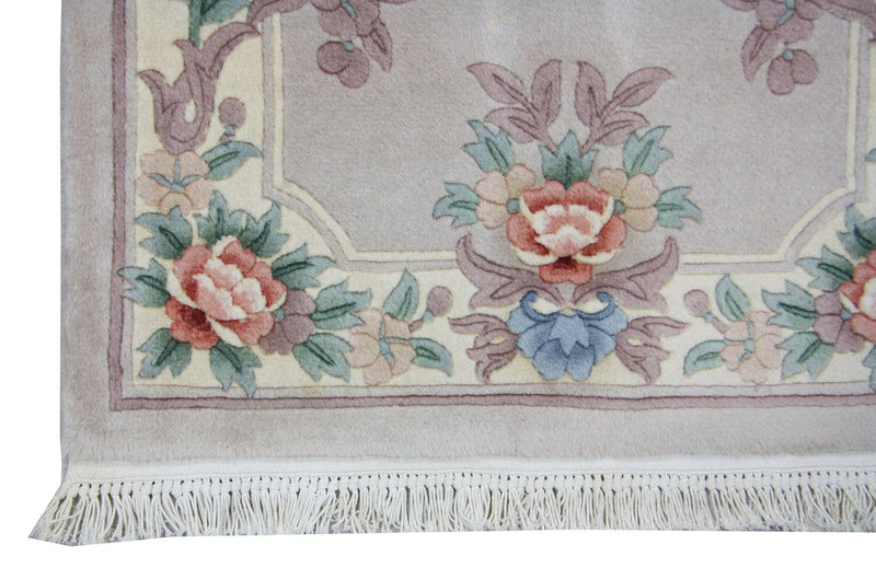 Alfombra china - 137 x 70 cm - plata