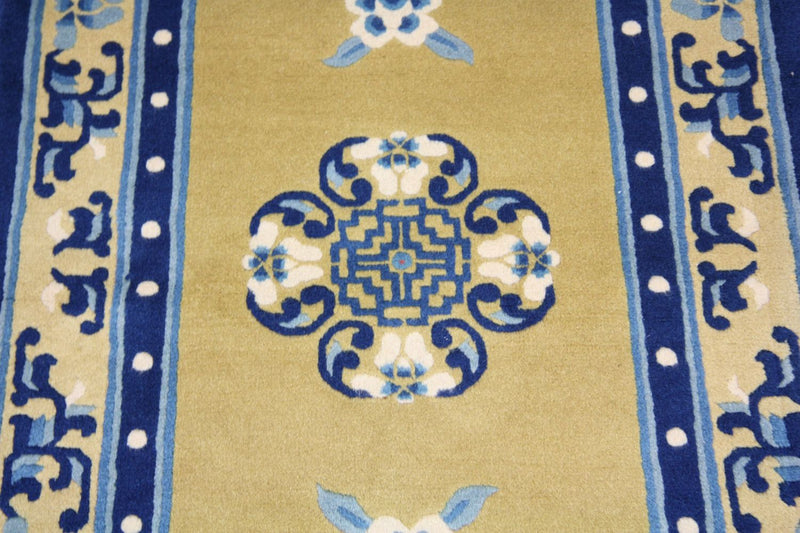 Alfombra china - 152 x 76 cm - azul
