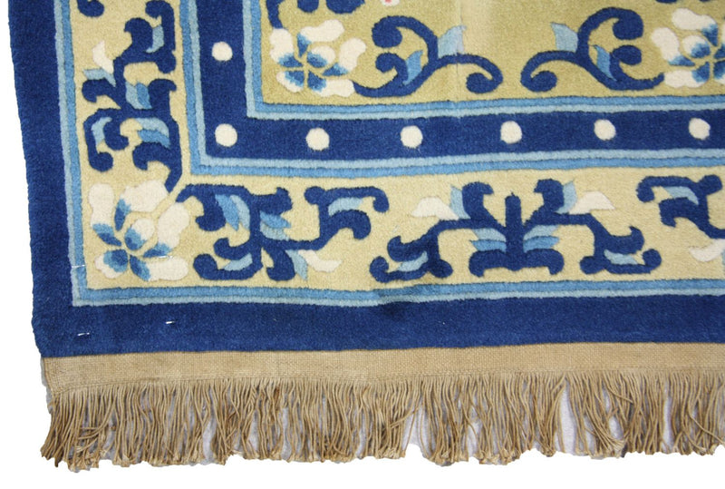 Alfombra china - 152 x 76 cm - azul
