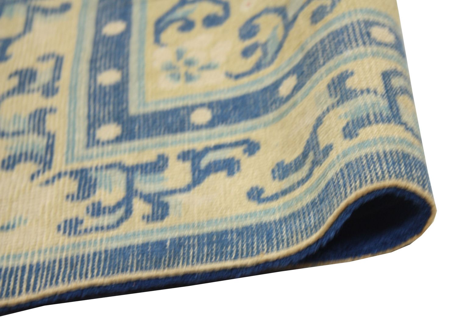 Alfombra china - 152 x 76 cm - azul
