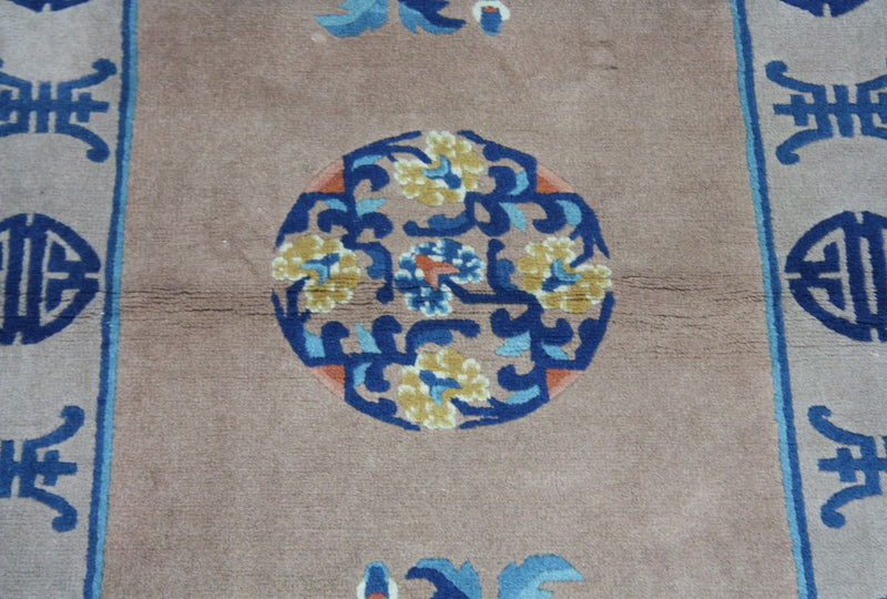 Alfombra china - 152 x 91 cm - azul