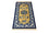 Alfombra china - 137 x 69 cm - azul